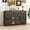 Dark Brown, variant on Christopher Knight Home 55.1" Large Storage Cabinet with 7 Drawers and 2 Glass Doors, Wood Frame, Black