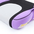 thumbnail image 4 of Cojín elevador de asiento de seguridad para niños, cómodo y transpirable, reemplazo interior del coche para niños de 3 a 12 años, color morado, 4 of 5