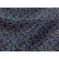 thumbnail image 4 of oneOone Viscose Jersey Fabric Leaves & Floral Block Decor Fabric Printed BTY 60 Inch Wide, 4 of 4