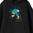 thumbnail image 2 of Bioworld Sonic the Hedgehog (Modern) Running Youth Black Graphic Hoodie-Small, 2 of 3