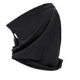 thumbnail image 4 of 2 Mascarillas Faciales, Protección Solar, Orejeras, Polaina Para El Cuello, Bufanda Para Hombres Y Mujeres, Ciclismo, Negro, 4 of 8