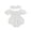 White, variant on Bagilaanoe Newborn Baby Girl Rompers Pleated Short Sleeve Bodysuit   Headband 6M 12M 18M 24M Infant Summer One Piece Jumpsuit