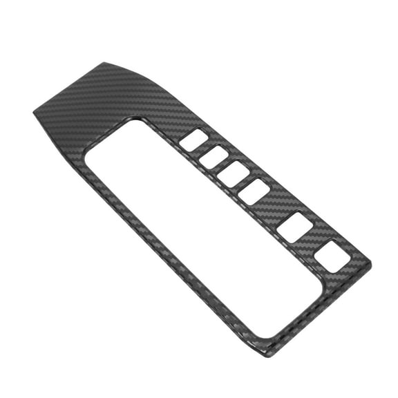 Unique Bargains Central Control Gear Shift Panel Trim Cover for Nissan Sentra 20-25 Gear Shift Control Anti-Scratch Panel Sticker Carbon Fiber Black Half Pack Trim