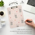thumbnail image 5 of FMSHPON Rabbit Easter Eggs Clipboard Hardboard Wood Nursing Clip Board and Pull for Standard A4 Letter 13x9 inches, 5 of 8