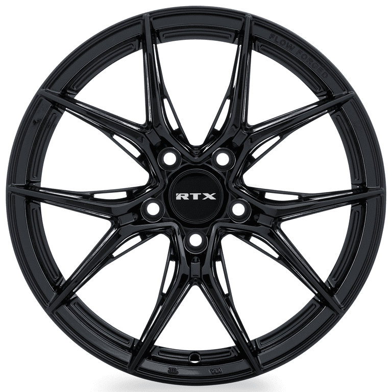 RTX Slick 16x7 5x114.3 ET40 CB73.1 Gloss Black Wheel - Walmart.com