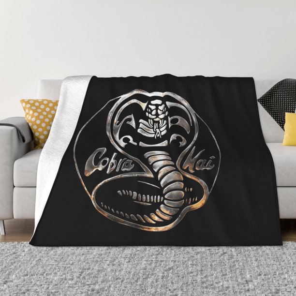 Manta suave Cobra Kai para sofá, mantas y mantas mullidas y esponjosas para cama, sofá, manta navideña gruesa y cálida, regalo de decoración para mujeres y hombres, 50 x 60, manta de microfibra ultra