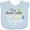 AE-Light Blue, variant on Inktastic Im Down Right Awesome Down Syndrome Awareness with Arrow Boys or Girls Baby Bib