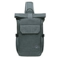 thumbnail image 1 of KAUKKO Canvas Messenger Bag Cross Body Shoulder Sling Backpack Travel Senderismo Chest Bag KAUKKO KF11-Greygreen, 1 of 5