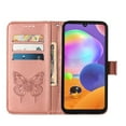 thumbnail image 5 of Galaxy A71 5G Wallet Case, Embossed Butterfly PU Leather Credit Card Holder Slots Full Body Protection Kickstand Flip Folio Shockproof TPU Phone Cover for Samsung Galaxy A71 5G, Rosegold, 5 of 7