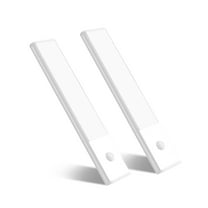 DAYBETTER Under Cabinet Lights,23 LED Rechargeable Battery Operated Motion Sensor Light Indoor, No-Dimmable Closet Lights, Wireless Under Counter Lights for Kitchen, Stairs (White Light),2 Pack