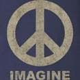 thumbnail image 3 of CafePress - Vintage Imagine Peace Long Sleeve Dark T Shirt - Long Sleeve Dark T-Shirt, 3 of 4