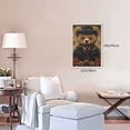 thumbnail image 6 of 12x18 inch Vintage Punk Bear Canvas Painting Wall Art,Home Yard Garden,Lounge,Bedroom,Study Wall Decor Posters & Prints,Funny Gift For Punk & Bear Enthusiast,Retro Punk Bear Decorative Poster, 6 of 6