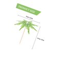 thumbnail image 2 of Hytrove 50Ud Decorativos Para Cócteles Con De Sombrilla De Verde Desechables Para Fiesta, 2 of 7
