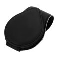 thumbnail image 1 of Clip para gafas de sol de coche Unique Bargains, magnético, universal, soporte para gafas de sol en el parasol, cuero PU negro 9x4.5cm 1 Pcs, 1 of 1