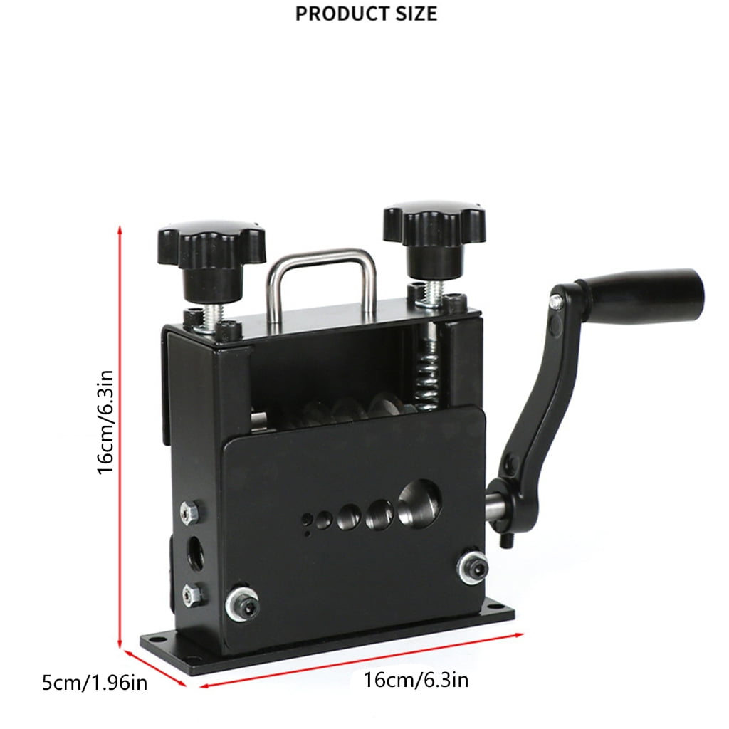 Wire Stripper Featuring Automatic Mode Hand Crank Function with 6 Hole Input for Household Cable Stripping Tool