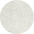 thumbnail image 1 of Ahgly Company Machine Washable Indoor Round Contemporary Dark White Beige Area Rugs, 3' Round, 1 of 7