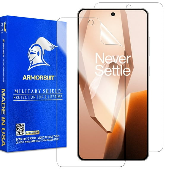 ArmorSuit 2 Pack for OnePlus 13 (6.8 Inch, 2025) Screen Protector Case Friendly MilitaryShield HD Clear Film - Made in USA