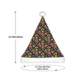 thumbnail image 3 of Naloa Mexican Folk Art Floral Santa Hat for Kids Baby Christmas Hats,Girls Boys Toddler Plush Xmas Holiday Hat,Luxury Santa Claus Hat, 3 of 6