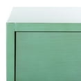 thumbnail image 6 of SAFAVIEH Yudi Solid 1 Drawer 1 Shelf Nightstand, Turquoise, 6 of 7