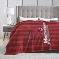 thumbnail image 4 of Montclair State University Logo Fleece Blanket, Very Soft Microfiber Flannel Blanket for Couch Warm and Cozy for All Seasons, 4 of 6