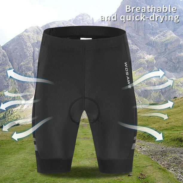 Cycle Short Ciclismo Bicicleta Pantalones Cortos Acolchados Negro Montar XXL Sharpla Pantalones cortos de ciclismo para hombre Bodega Aurrera en linea