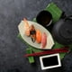 thumbnail image 5 of 500 Platos Desechables de Madera con Forma de , de Bambú de 4 Pulgadas, para Sushi, de Hojas de Bambú., 5 of 5