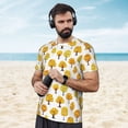 thumbnail image 4 of Wukai Qutumn Tree Print Men's Short-Sleeved Mesh T-Shirt,Quick-Dry Short Sleeve Workout T-Shirt-XX-Large, 4 of 8