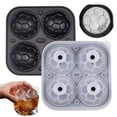 thumbnail image 2 of Ice Cube Tray Silicone Ice | Soccer Shape Cold Block Template | Ice Drinks Coffee Juice Beverage Refrigerator Kitchen Home Restaurant, 2 of 9