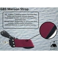 thumbnail image 6 of G.B.S Straight Razor Strop, Leather Sharpening Strap - Black & Maroon, 6 of 7