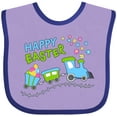 thumbnail image 3 of Inktastic Happy Easter Train Boys or Girls Baby Bib, 3 of 4