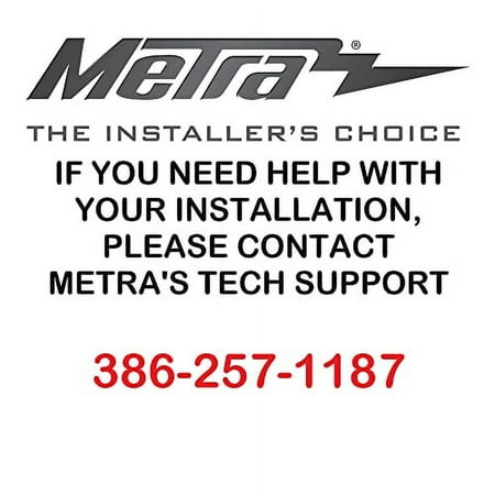 Metra - Dash Kit for Select Vehicles - Black