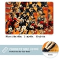 thumbnail image 2 of Football Non-Slip Polyester Indoor Office Rugs Area Rug Machine Washable Floor Mat, 2 of 6