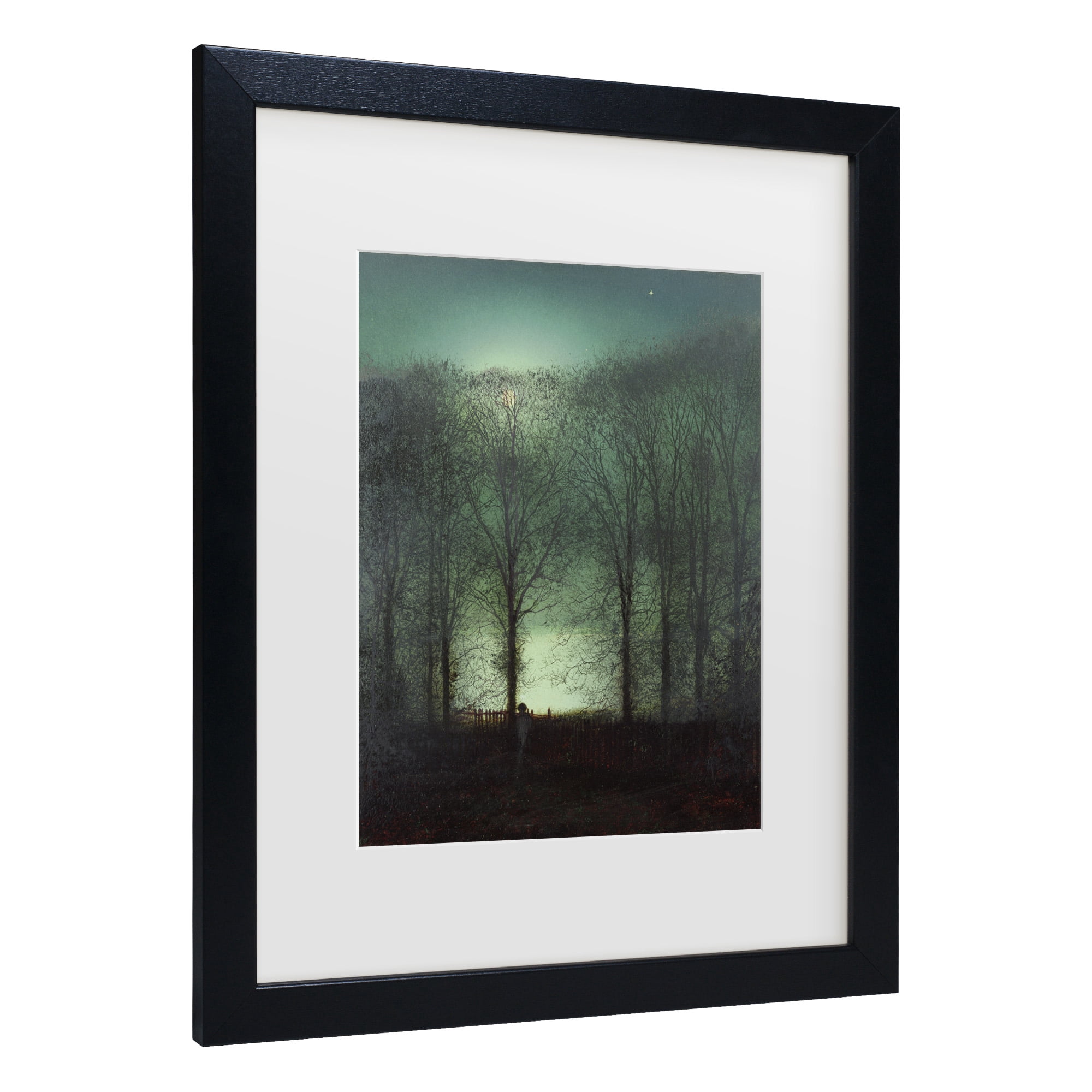 Trademark Fine Art 'Figure in the Moonlight' Canvas Art by John Grimshaw