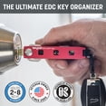 thumbnail image 4 of Keyport Pivot 2.0 Key Organizer Keychain (Red Aluminum) - EDC Multi-Tool + Lost & Found All-in-One, 4 of 9