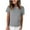 Gray, variant on ZQGJB Workout T-Shirts for Women Trendy Summer Solid Color Basic Tunic Tees Shirt Beach Vacation Outfits Plus Size Casual Short Sleeve Crew Neck Athletic Tops Beige XXL