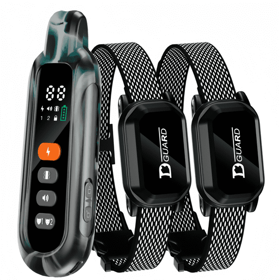 Honey One Electric Dog Training Collar with Remote, IPX7 Waterproof 3 Beep Vibration Shock Training Modes for All Size Dogs