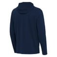 thumbnail image 3 of Men's Antigua Navy Milwaukee Brewers Connected Quarter-Zip Pullover Hoodie, 3 of 3