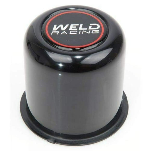 Weld Racing P605-5083B Wheel Center Cap, 3.160 in OD, Push Through, Aluminum, Black Anodize, Each