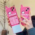 thumbnail image 4 of Cartoon Case for iPhone 12 Pro Max Case, Cute Funny Kawaii Cat Kitty Phone Case 3D Character Soft Silicone Cover Case for Kids Girls and Womens, 4 of 4
