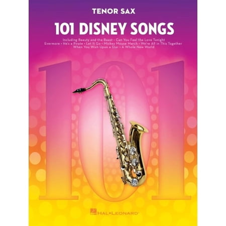 101 Disney Songs: For Tenor Sax, (Paperback)