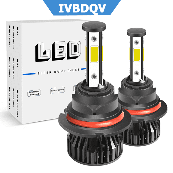 For Ford Ranger 2-Door 2005-2007 9007 HB5 6000K White LED Headlight Bulbs High Low Beam 2pcs