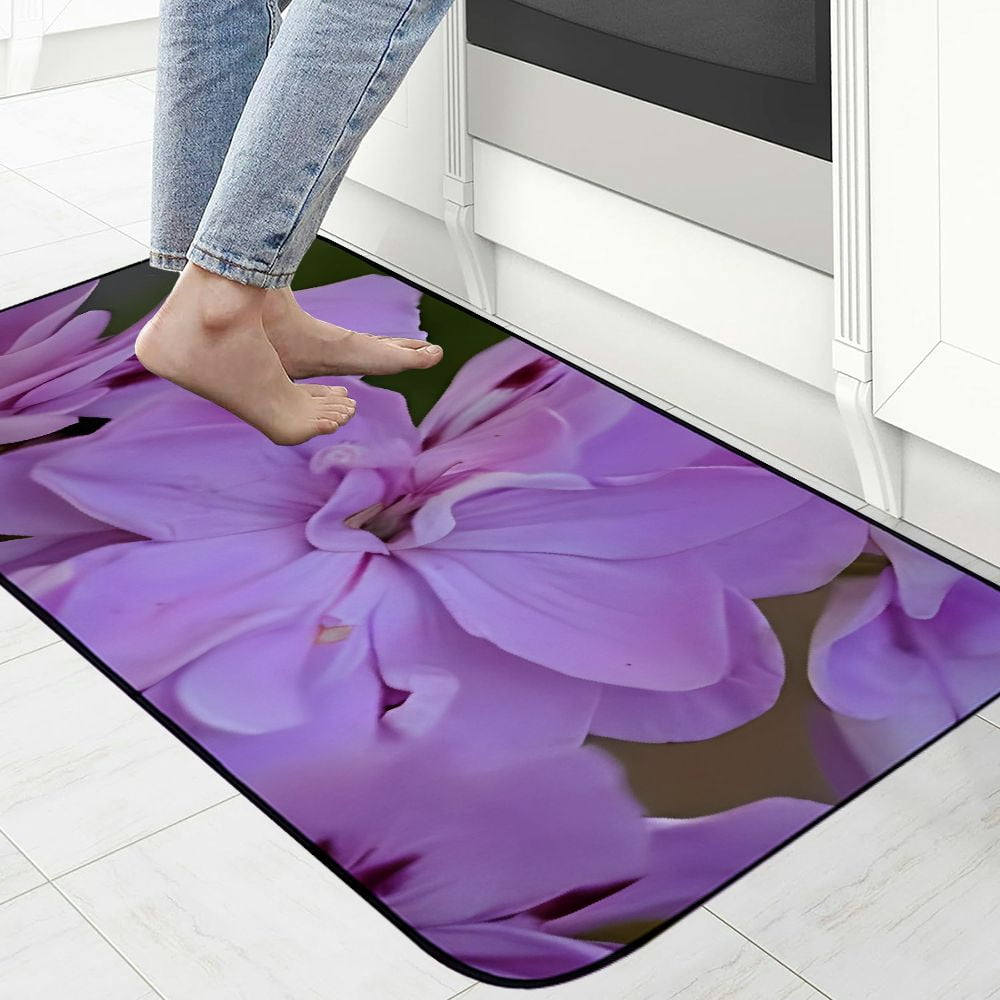 Heduofu Decorative Door Mat, Door Mat with Non-Slip Rubber Backing, Easy Cleaning, Traps Dirt, Rug for Entry, Patio, Garage - Floral Nature Blooming 19.68*47.24 in