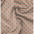thumbnail image 1 of Soimoi Georgette Viscose Fabric Cat Animal Print Fabric by Yard 42 Inch Wide, 1 of 5