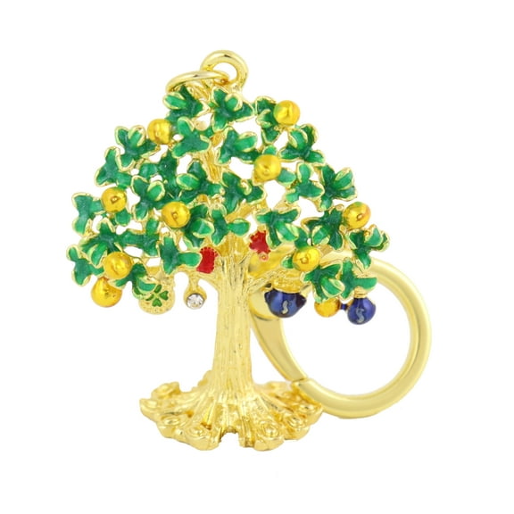 Feng Shui Activating Prosperity Tree Keychain Amulet