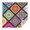 Multicolor Ethnic Mandala, variant on Multicolor Ethnic Paisley and Floral Pattern Square Tablecloth,Waterproof Square Table Cover,Wipeable Spillproof Washable Table Cover for Home Kitchen Party Decor 42"X42"(107x107cm)