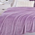 thumbnail image 1 of Walensee Fleece Blanket Plush Throw Fuzzy Lightweight (Queen Size 90x90 Lilac) Super Soft Microfiber Flannel Blankets for couch, Bed, Sofa Ultra Luxurious Warm and cozy for All Seasons, 1 of 4