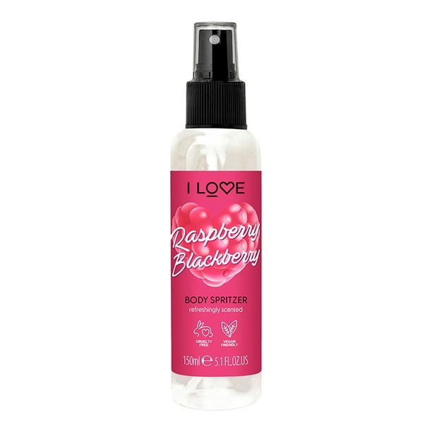 I Love Cosmetics Bruma Corporal, Spray Corporal, Frambuesa Mora, 150 ml