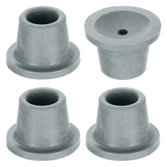 Uxcell 4 Pack Replacement Feet for Shower Chair Bath Seat, 1" ID Heavy Duty Non Slip Rubber Suction Cup, Feet Chair Leg Caps for Shower Stools and Transfer Bench, Gray