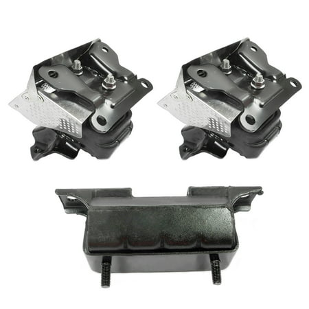 CF Advance For 07-14 Cadillac Escalade ESV EXT 6.2L 4WD Automatic Engine Motor and Transmission Mount Set 3PCS 2007 2008 2009 2010 2011 2012 2013 2014 2638 5365