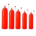 thumbnail image 1 of 5 piezas de de Embrague antiadherente Lave con jabón Enjuague Rojo Gloria Squeeze botella, 1 of 5
